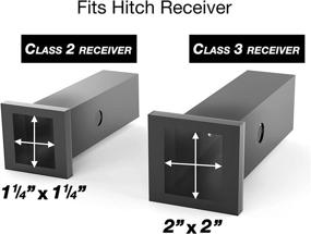 img 2 attached to 🔒 OxGord Hitch Tightener: Anti-Rattle Stabilizer for 1.25" to 2" Inch Hitches - Heavy-Duty Lock Down Trailer Tow Clamp Silencer with Rust-Free 304 Stainless Steel