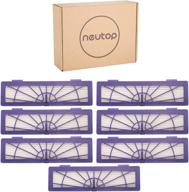 high performance neutop filter replacement for neato connected d3 d4 d series d75 d80 d85 and botvac series 65 70e 75 80 85 robot vacuum parts accessories - 7-pack логотип