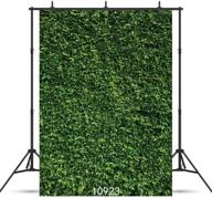 🌿 sjoloon 5x7ft green leaves backdrop: perfect grass backdrop for party, photography & celebrations! logo