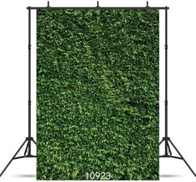 img 4 attached to 🌿 SJOLOON 5X7ft Green Leaves Backdrop: Perfect Grass Backdrop for Party, Photography & Celebrations!