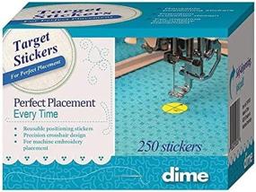 img 4 attached to 🎯 Premium Target Stickers Pack - 250 Rolls for Scrapbooking & Stamping Enthusiasts