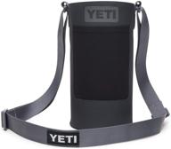 yeti bottle rambler bottles charcoal logo