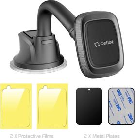 img 1 attached to 📱 Cellet Universal Car Phone Mount Holder for Phones