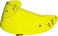 shoei cw-1 pinlock shield (hi-def yellow) logo