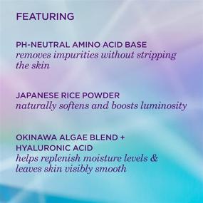 img 1 attached to Tatcha The Rice Wash: Gentle Cream 🌾 Cleanser for a Silky Complexion, 120ml, 4 oz