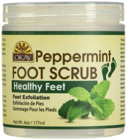 img 4 attached to OKAY Peppermint Foot Scrub Ounce