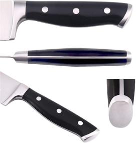 img 1 attached to 🔪 Комплект кухонных ножей высокого качества WELLSTAR, 7-дюймовый Santoku и нож для очистки - полное добротное набор острых ножей для точного нарезания, нарезки и измельчения - нержавеющая сталь 2-х предметный набор ножей в упаковке подарочной коробки.