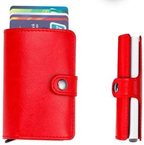 img 2 attached to 👜 Genuine Leather HONB Credit Holder for Men's Accessories