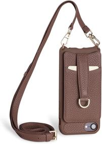 img 4 attached to Vaultskin Victoria Crossbody IPhone Leather Wallet Case Cell Phones & Accessories