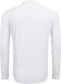 img 2 attached to 👕 Tinkwell Sleeve Casual Henley Shirts: Stylish Men's Clothing for Shirts