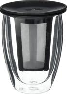 🍵 bodum double 0 35 liter strainer 12 ounce: ultimate kitchen convenience! logo