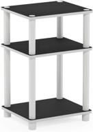 furinno just 3-tier end table, 1-pack, white/white - compact and stylish furniture solution for any space logo