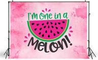 🍉 huayi 5x3ft watermelon princess 1st birthday photography backdrop - pink melon party décor for newborn photoshoots and baby showers logo