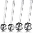 pieces coffee stainless tablespoon measuring kitchen & dining logo