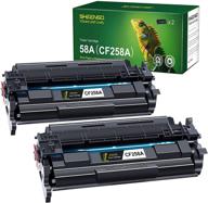 sheengo compatible toner cartridge replacement: hp 58a cf258a toner for pro m404/m428 printers - black 2-pack logo