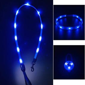 img 3 attached to 🐾 HOLDALL LED Dog Collar Light: USB Rechargeable Glow-in-the-Dark Collar for Pet Safety at Night