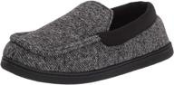 🧦 hanes comfortsoft knit venetian indoor/outdoor moccasin slipper: cozy comfort for boys logo