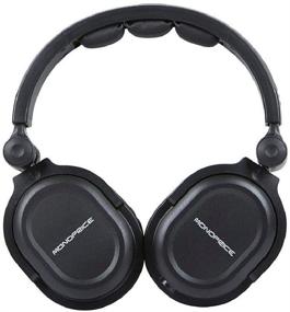 img 3 attached to Monoprice Premium Hi-Fi DJ Style Over-The-Ear Pro Headphones with Inline Mic/Controller - Black