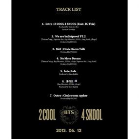 img 1 attached to 🎵 BTS Music [2 Cool 4 Skool] BANGTAN BOYS Single Album CD + Photo Book + Extra 4Photo Cards Set - Official Merchandise and Limited Edition Collectibles