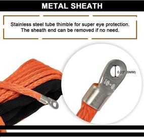 img 2 attached to TYT Synthetic Protective Strands Braided Exterior Accessories for Towing Products & Winches