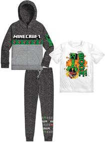 img 4 attached to Minecraft 3 Pack Bundle Hoodie Pants