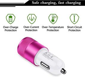 img 3 attached to USB C Car Charger Accessories & Supplies for Vehicle Electronics Accessories