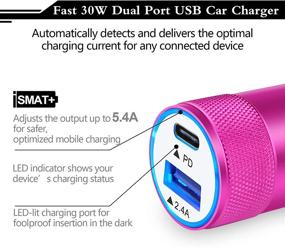 img 2 attached to USB C Car Charger Accessories & Supplies for Vehicle Electronics Accessories