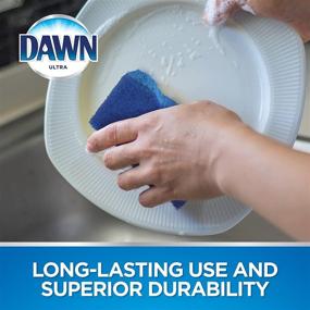 img 2 attached to 🧽 Dawn 438063 Non-Scratch Sponges, Blue - Ultimate Cleaning Solution for Delicate Surfaces