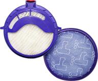 🧹 dyson dc-25 vacuum cleaner filter replacement kit: hepa & pre-motor filters by lifesupplyusa - washable & reusable, parts 916188-05, 914790-01, 919171-02 логотип