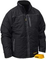 dewalt dchj075d1 3x heated quilted jacket logo