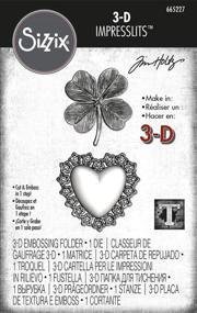 img 1 attached to Tim Holtz Sizzix Impresslits Embossing Crafting for Paper & Paper Crafts