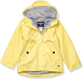 img 3 attached to 🌧️ Optimal Yellow Rain Jacket for Boys - Rainslicker Raincoat in Jackets & Coats