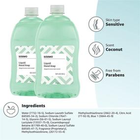 img 1 attached to Solimo Coconut Gentle Triclosan Free Conditioning