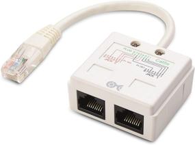 img 2 attached to 🔌 Enhance Your Network: Cable Matters Ethernet Cable Share Kit in White – Up to 100 Mbps – Easy-to-Follow Connection Diagram Included