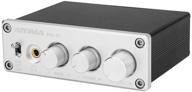 🎧 enhanced audio experience: silver dac digital decoder headphone amplifier for hi-fi sound logo