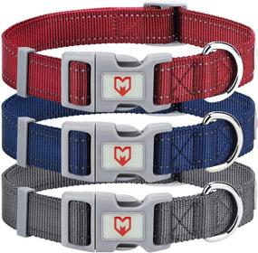 img 1 attached to Collar Buckle Adjustable Safety Collars