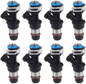 img 4 attached to 🔧 JDMON Fuel Injectors Compatible with Chevy Silverado 1500 2500 3500 Tahoe & GMC Sierra 1500 2500 3500 Tahoe 4.8L 5.3L 6.0L 2001-2006 | Replace OEM# 17113553 FJ315 17113698 | Set of 8pcs