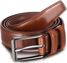 img 2 attached to 👔 Explore Gallery Seven Mens Belt Mahagony: Top-notch Men's Accessories