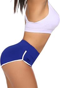 img 2 attached to 🏃 ADOME Women's Active Fitness Shorts for Running, Gym, Yoga & Workout