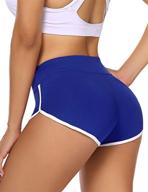 🏃 adome women's active fitness shorts for running, gym, yoga & workout логотип