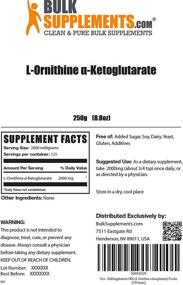 img 3 attached to BulkSupplements L Ornithine Ketoglutarate Powder Grams Sports Nutrition