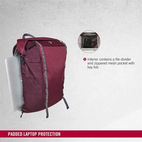 img 1 attached to Versatile Efficiency: Unleash Your Style with the Victorinox Altmont Rolltop Compact Backpack