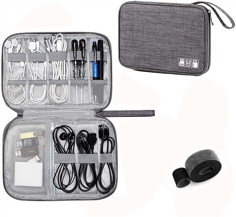 electronic organizer travel universal cable organizer electronics accessories cases for cable 로고