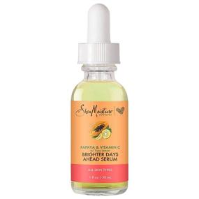 img 4 attached to SheaMoisture Papaya and Vitamin C 🥭 Serum for All Skin Types - 1 oz