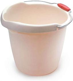 img 3 attached to Rubbermaid Roughneck Heavy-Duty Utility Bucket: Sturdy 15-Quart Pail Organizer for Household Cleaning Supplies, Projects, and Storage