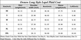 img 1 attached to 👚 Ownow Flannel Pocketed Shacket for Women - Clothing, Coats, Jackets & Vests