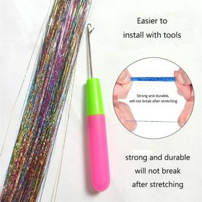 img 2 attached to Caykay Strands Glitter Extensions Sparkling