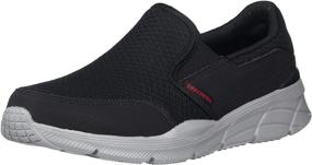 img 4 attached to Navy Slip-On Loafer Men's Shoes by Skechers