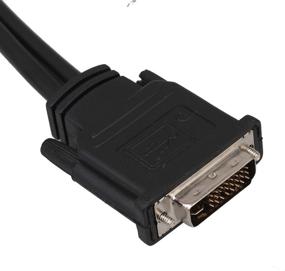 img 1 attached to 🔌 Enhance Display Functionality with BQLZR Plastic DVI Male Monitor Splitter