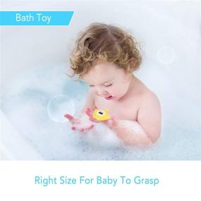 img 2 attached to 🛀 Acculove Baby Bath Thermometer: Ensuring Baby's Safety with Floating Yellow Fish Toy and Fahrenheit Temperature Monitoring